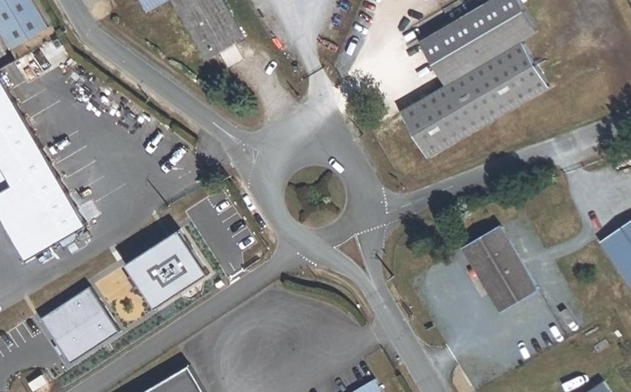 Vue aérienne du Mini-giratoire n°1529461931