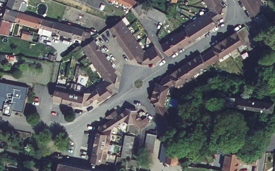 Vue aérienne du Mini-giratoire n°1534083734