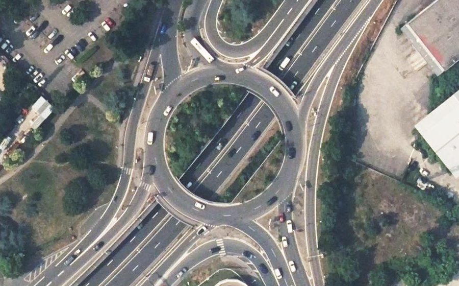 Vue aérienne du Rond-point anonyme n°10153467