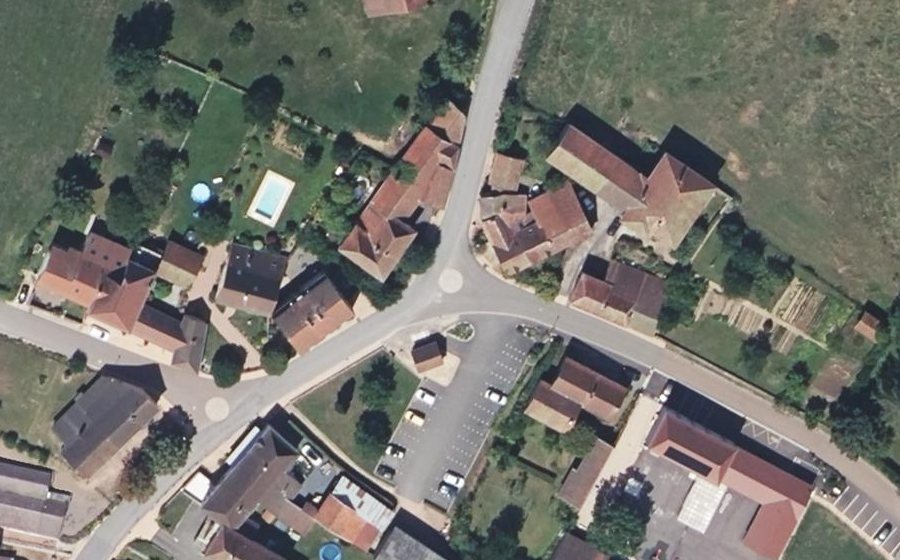 Vue aérienne du Mini-giratoire n°1538143001