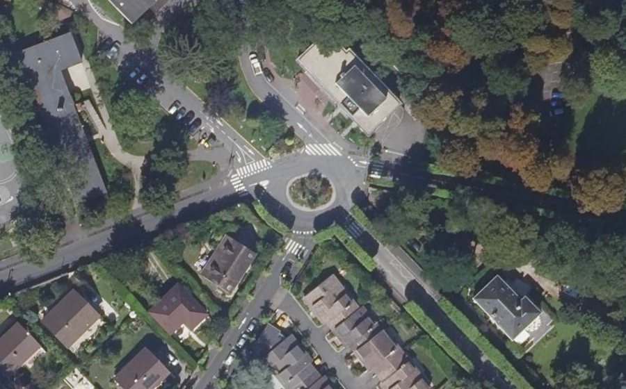 Vue aérienne du Place du Général de Gaulle
