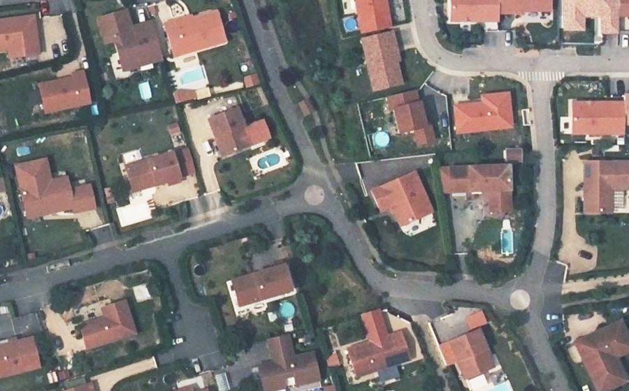 Vue aérienne du Mini-giratoire n°1544001364