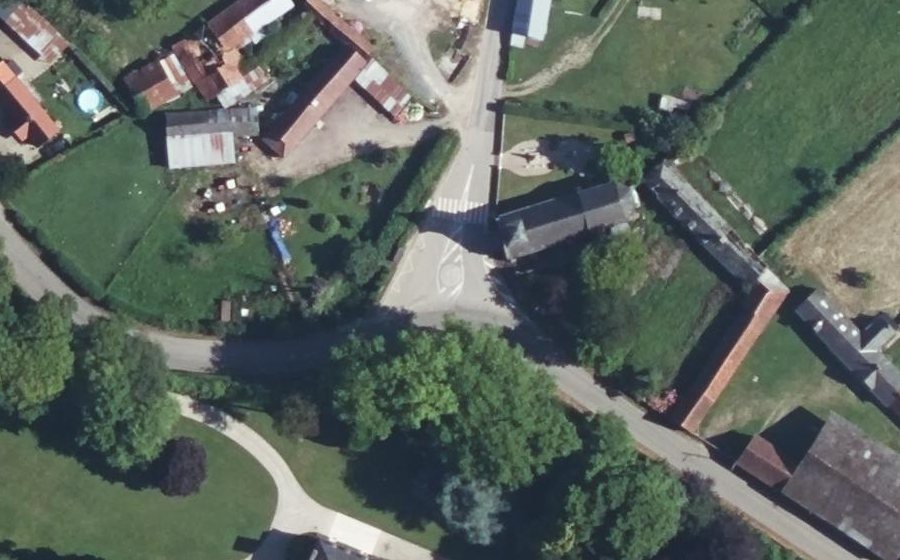 Vue aérienne du Mini-giratoire n°1544647217