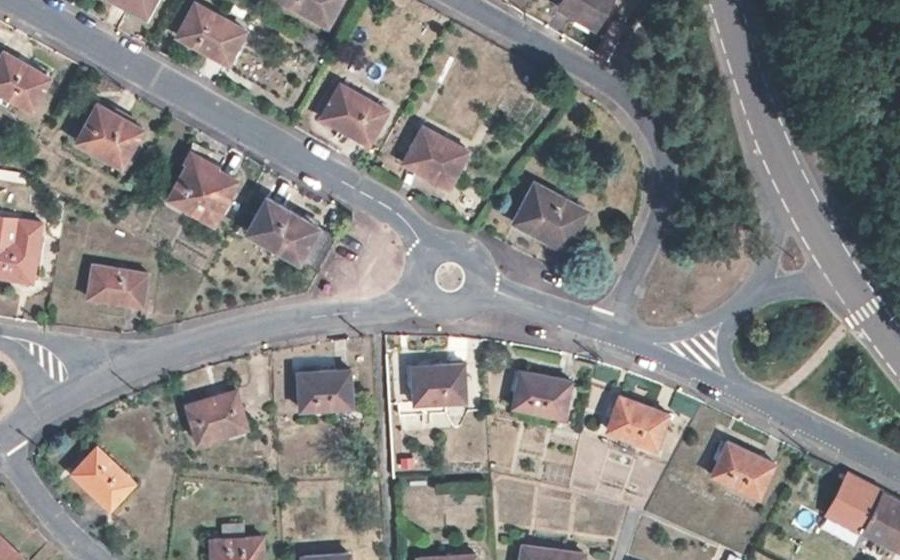 Vue aérienne du Mini-giratoire n°1544985583