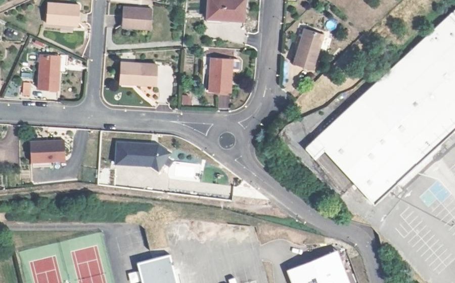 Vue aérienne du Mini-giratoire n°1545707788