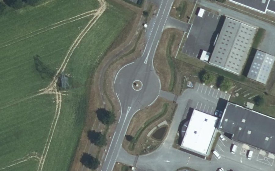 Vue aérienne du Mini-giratoire n°1545779310