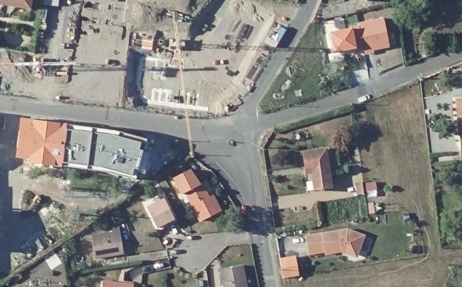 Vue aérienne du Mini-giratoire n°1550535727