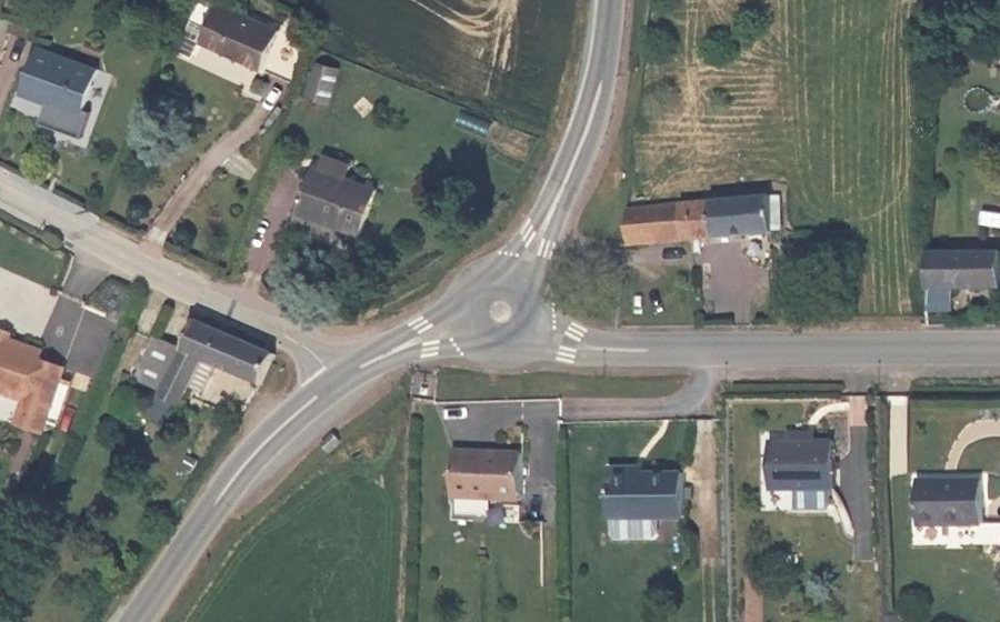 Vue aérienne du Mini-giratoire n°1561981199