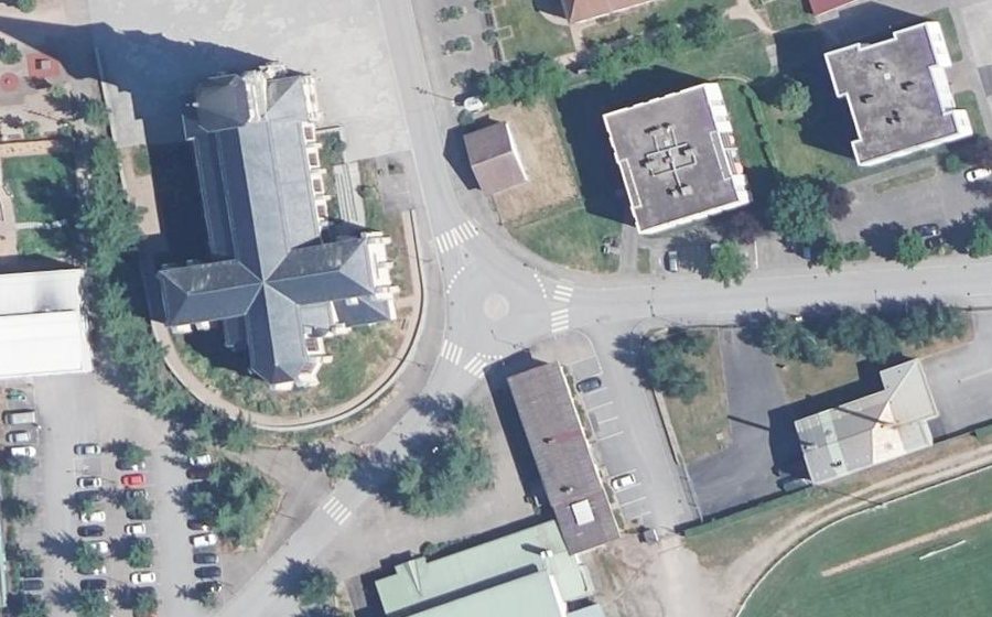 Vue aérienne du Mini-giratoire n°1562246585