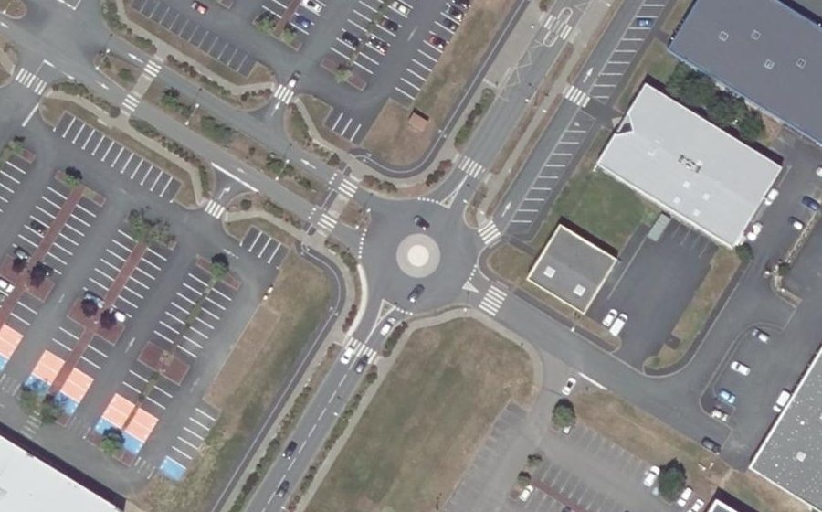 Vue aérienne du Mini-giratoire n°1563888316