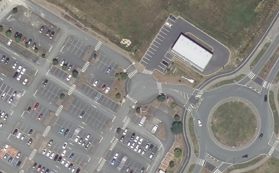 Vue aérienne du Mini-giratoire n°1563888408