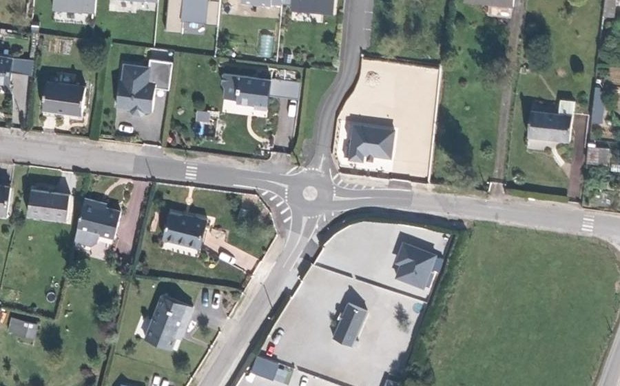 Vue aérienne du Mini-giratoire n°1568216910