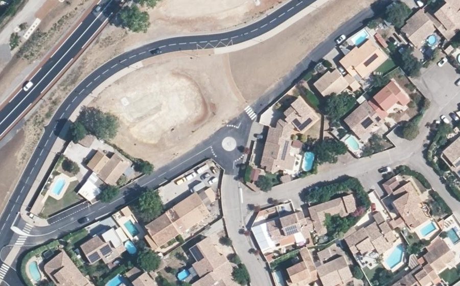 Vue aérienne du Mini-giratoire n°1572429692