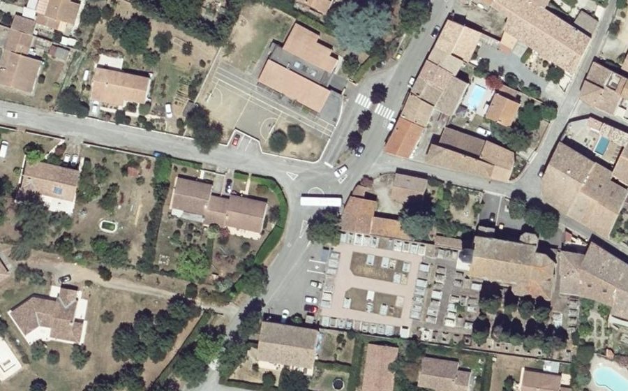 Vue aérienne du Mini-giratoire n°1579316701