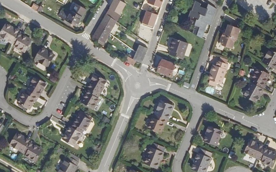 Vue aérienne du Mini-giratoire n°1581018861