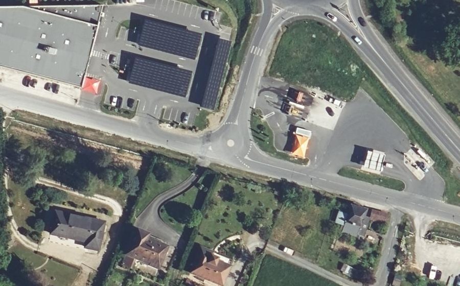 Vue aérienne du Mini-giratoire n°1582210800
