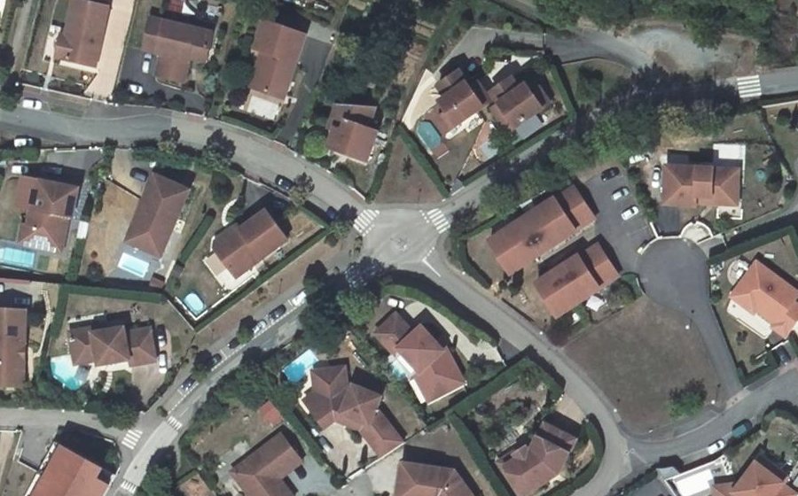 Vue aérienne du Mini-giratoire n°1582903543