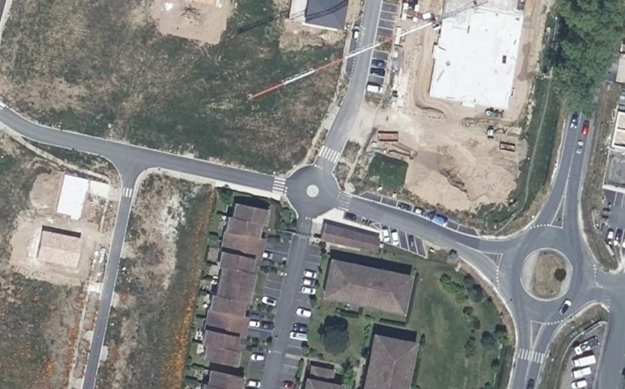 Vue aérienne du Mini-giratoire n°1582970898