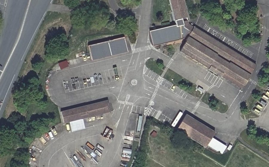 Vue aérienne du Mini-giratoire n°1584886377
