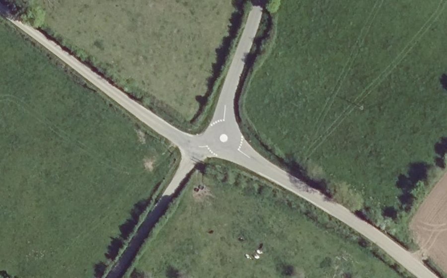 Vue aérienne du Mini-giratoire n°1585018858