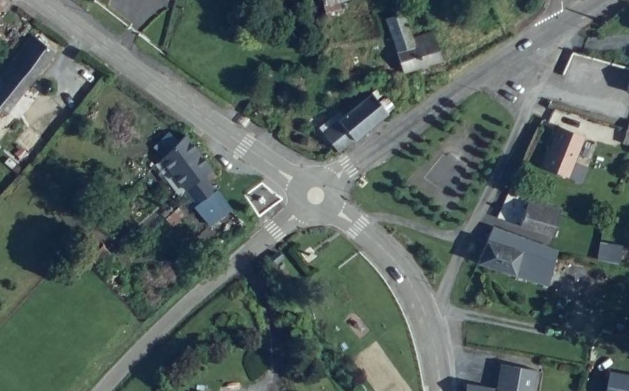 Vue aérienne du Mini-giratoire n°1588879477