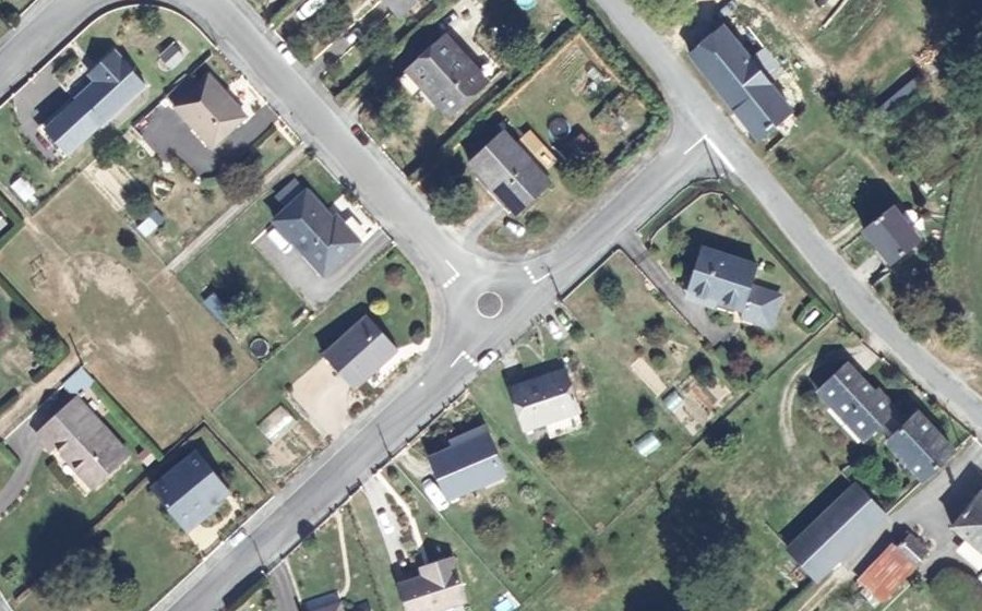 Vue aérienne du Mini-giratoire n°1590311681