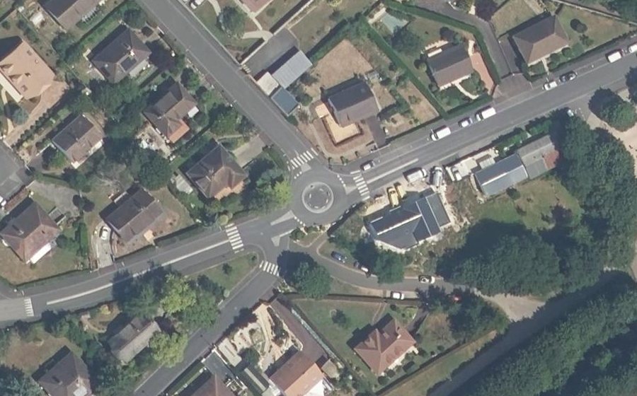 Vue aérienne du Mini-giratoire n°1591393943