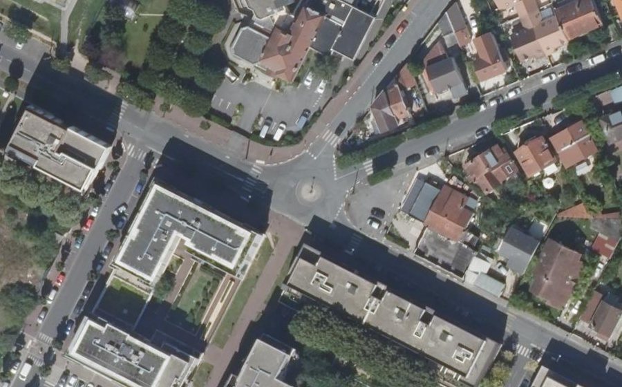 Vue aérienne du Mini-giratoire n°1592593599
