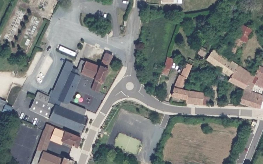 Vue aérienne du Mini-giratoire n°1592858847