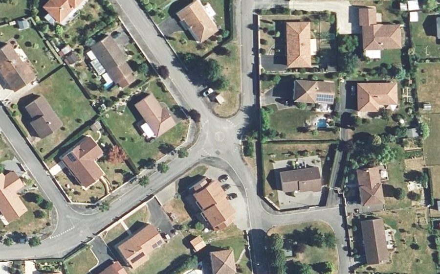 Vue aérienne du Mini-giratoire n°1593896362