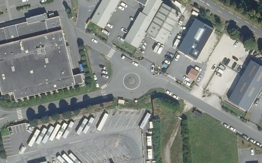 Vue aérienne du Rue de la Butte de Ravanne