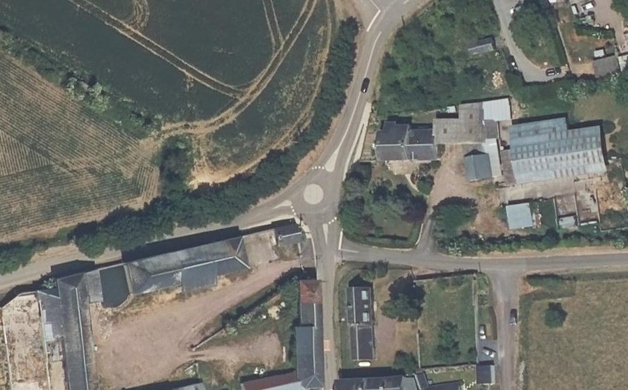 Vue aérienne du Mini-giratoire n°1603919000