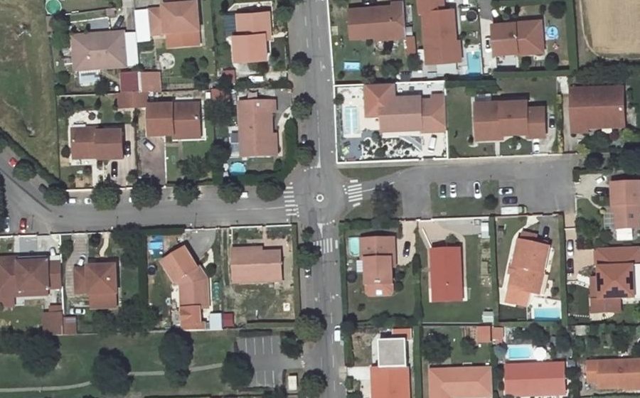 Vue aérienne du Mini-giratoire n°1609978459