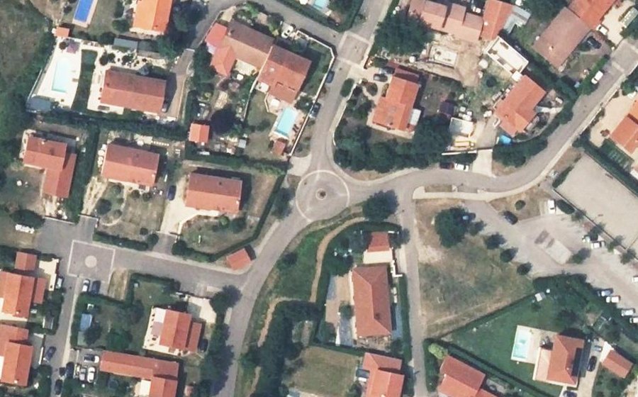 Vue aérienne du Mini-giratoire n°1613116037