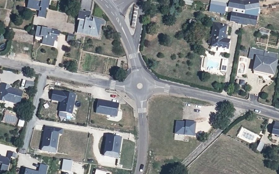 Vue aérienne du Mini-giratoire n°1615556408
