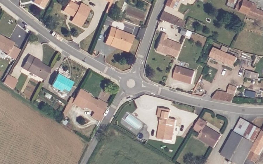 Vue aérienne du Mini-giratoire n°1619371784
