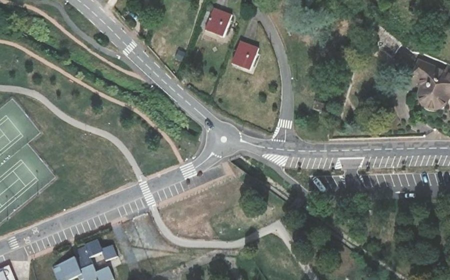 Vue aérienne du Mini-giratoire n°1623160818