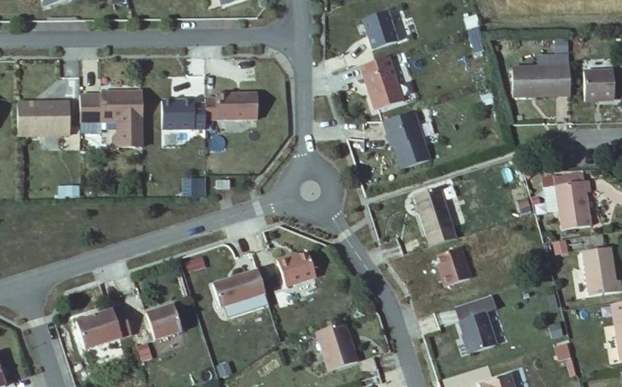 Vue aérienne du Mini-giratoire n°1624107600