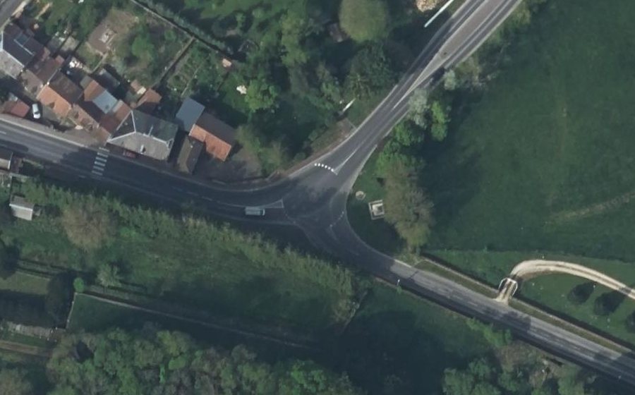 Vue aérienne du Mini-giratoire n°1625002801
