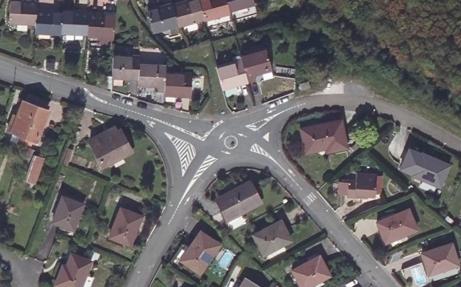 Vue aérienne du Mini-giratoire n°1627335651