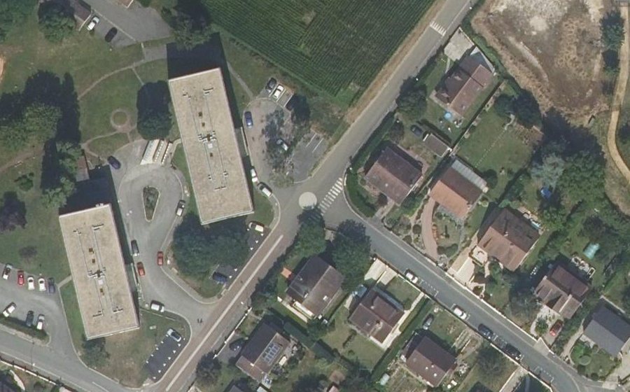 Vue aérienne du Mini-giratoire n°1637492008