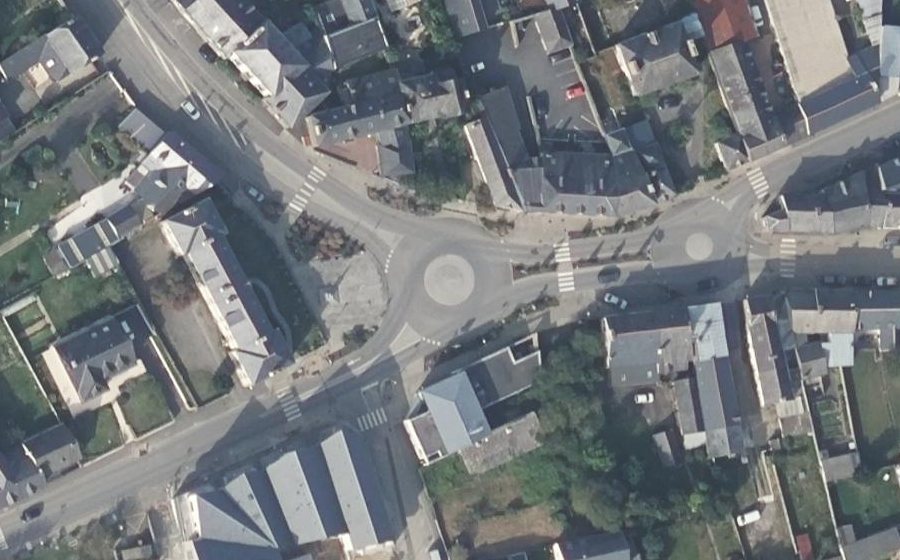 Vue aérienne du Mini-giratoire n°1643017473
