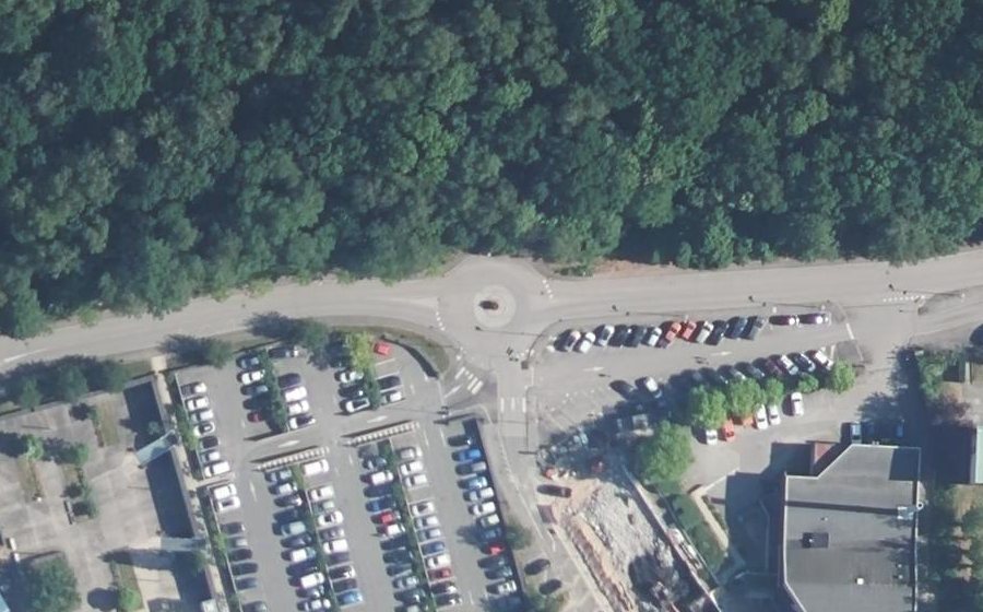 Vue aérienne du Mini-giratoire n°1654458172