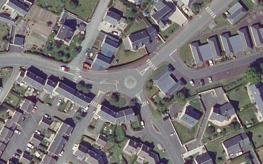 Vue aérienne du Mini-giratoire n°1676058682