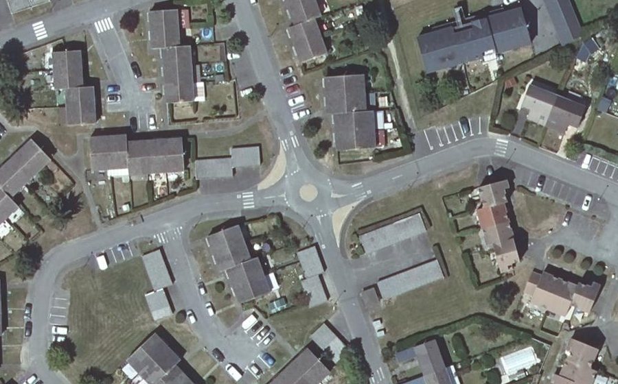Vue aérienne du Mini-giratoire n°1680247995