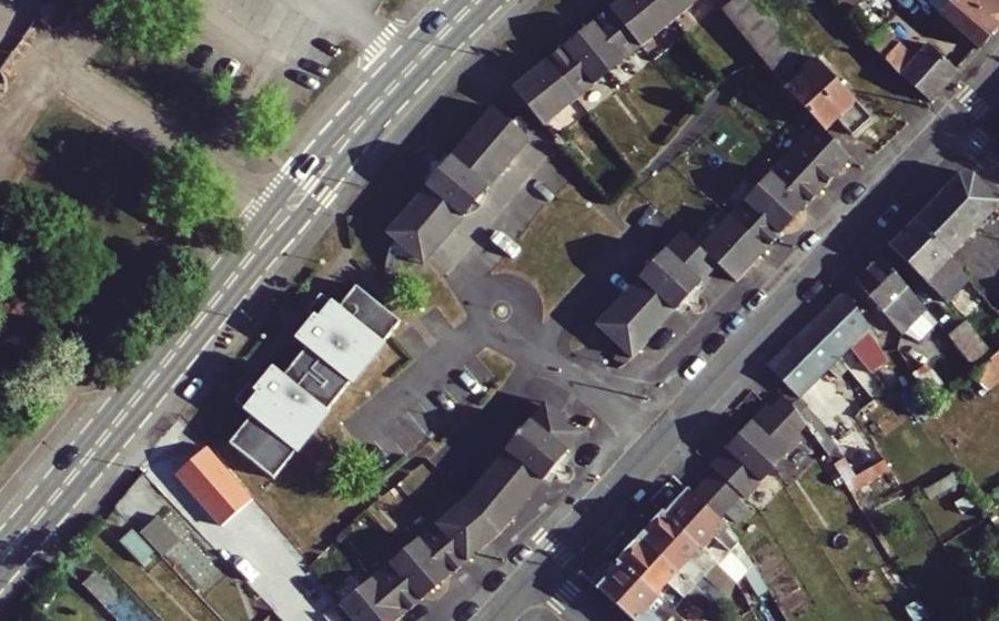 Vue aérienne du Mini-giratoire n°1688805806
