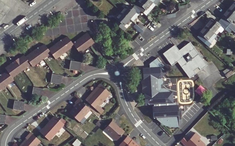 Vue aérienne du Mini-giratoire n°1690227748
