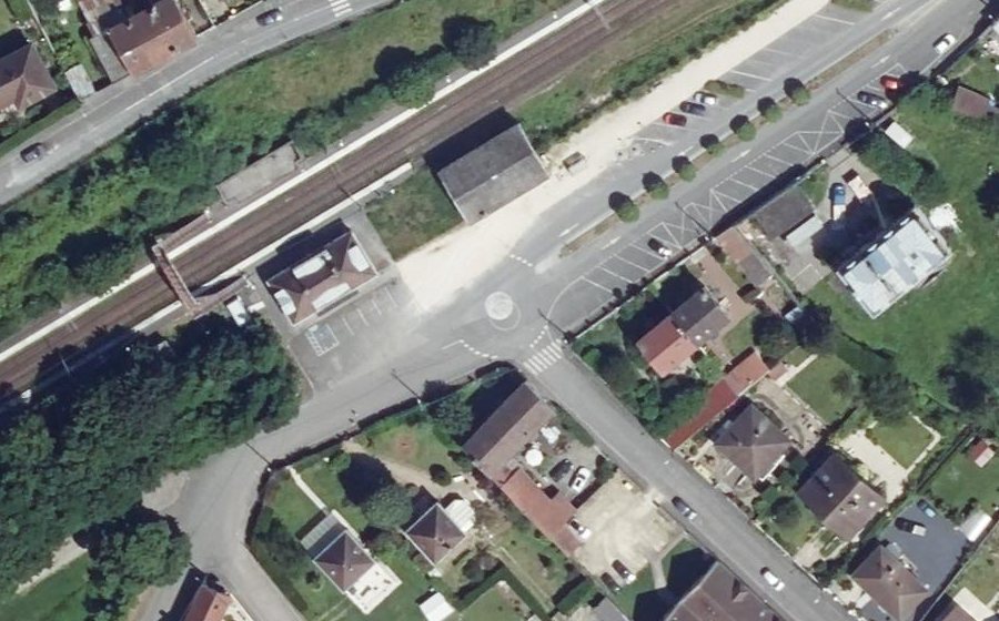 Vue aérienne du Mini-giratoire n°1695293682
