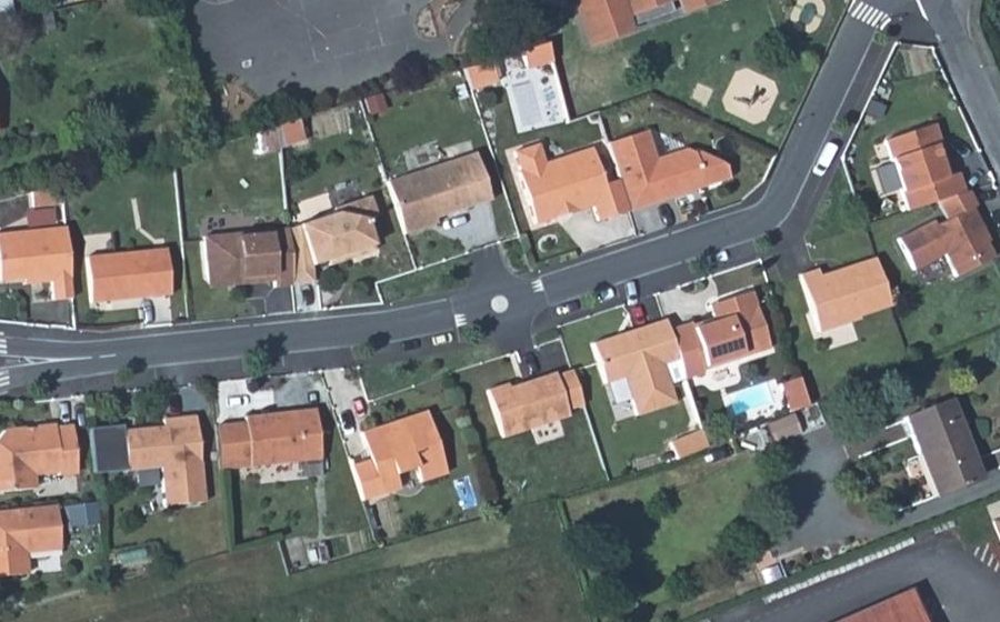 Vue aérienne du Mini-giratoire n°1700186992