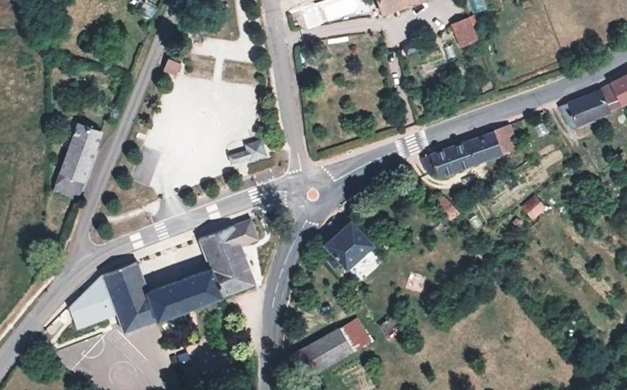 Vue aérienne du Mini-giratoire n°1701349877